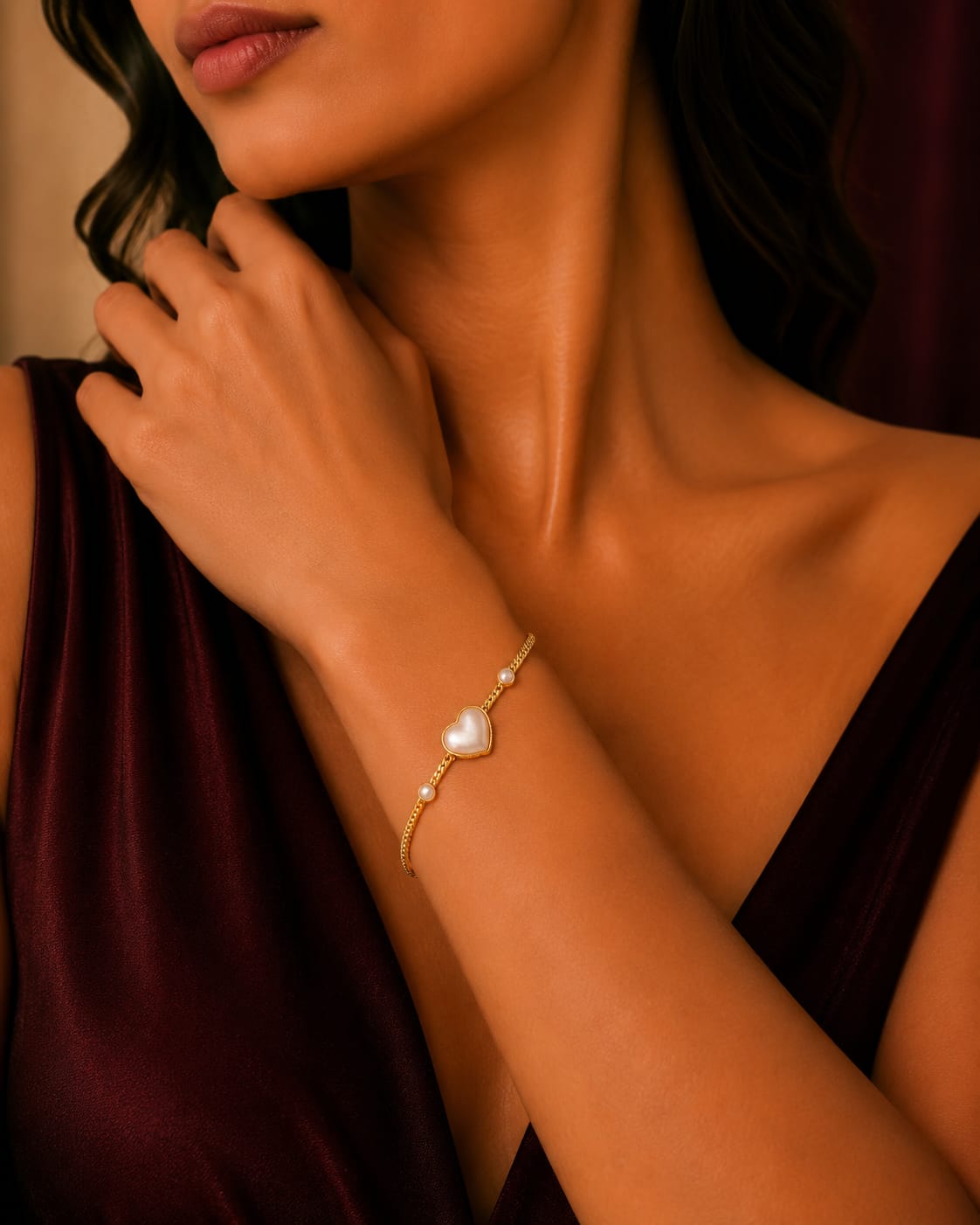 Heart of Pearl Bracelet