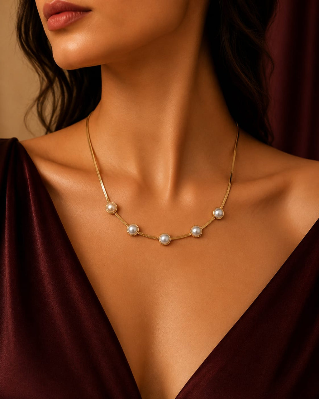Moonlight Pearl Necklace