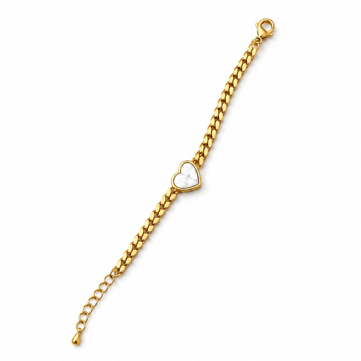 Ivory Heart Bracelet