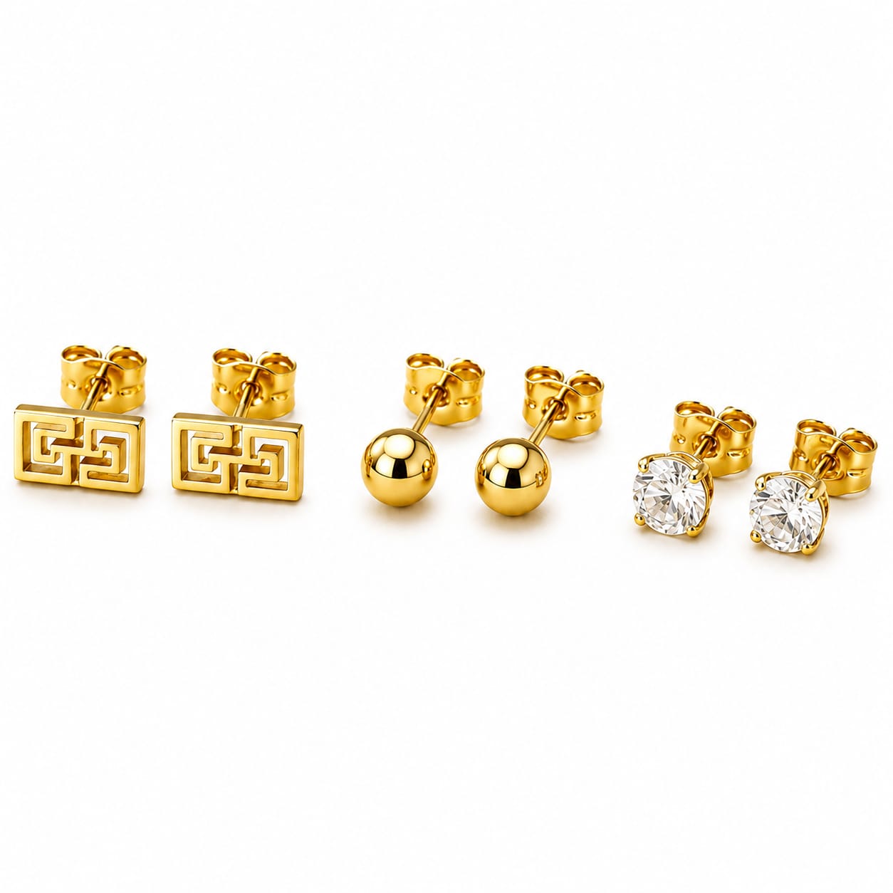 Golden Prestige Studs Set