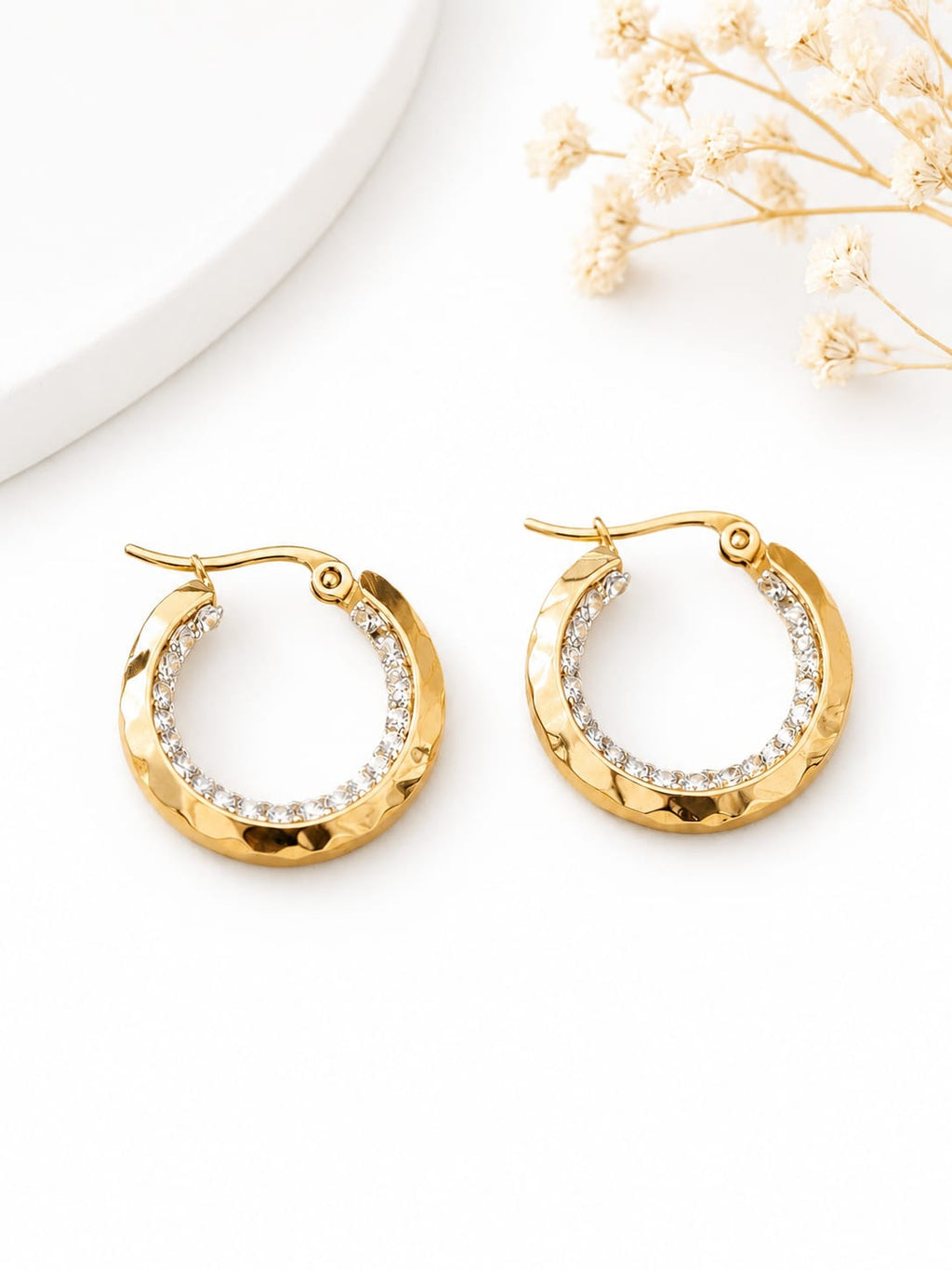 Celeste Crystal Hoop Earnings