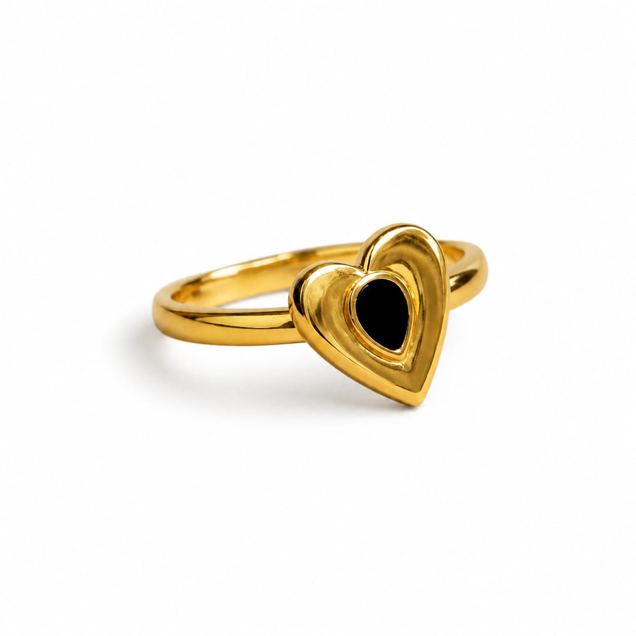 Golden Heart Ring